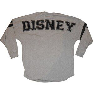 Disney Mickey Mouse Long Sleeve Gray Spirit Jersey Women's Medium